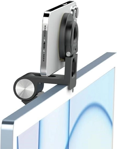 Kan fastgøres på monitor og bærbar