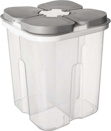 Doseringdåse med 4 rum, 1,8 l