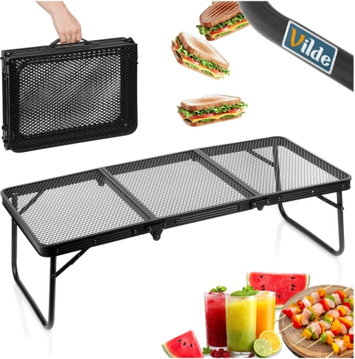 Sammenklappet til kuffert med håndtag