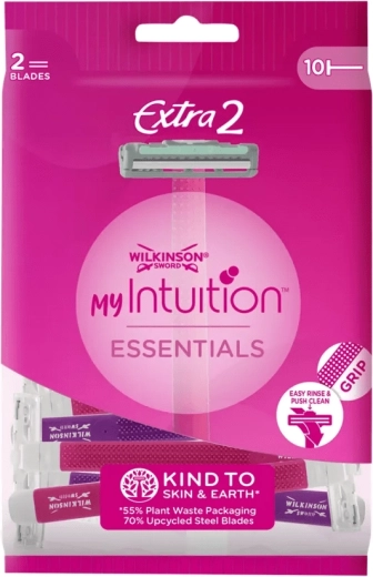 Engangsdamebarbermaskine WILKINSON Extra 2 Intuition Essentials, 10 stk.