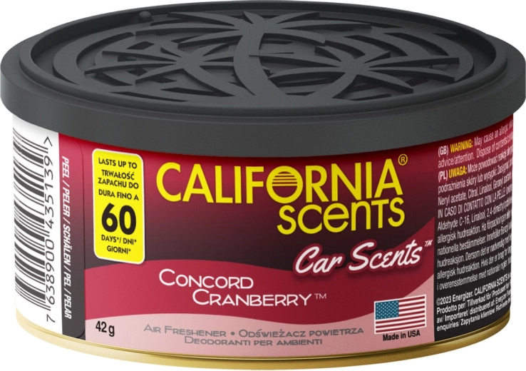 Bilduft CALIFORNIA SCENTS Concord Cranberry