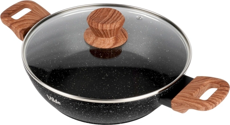 Glaslåg med dampventil