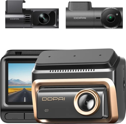 DdPai Z90 master dashcam med front- og bagkamera