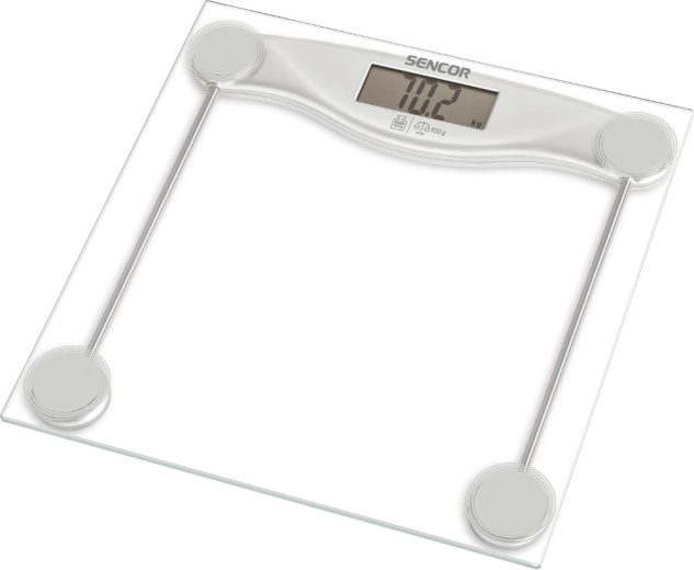 Sencor personlig digitalvægt med hærdet glas