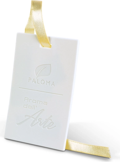 Hængende luftfrisker til bilen Paloma Aroma Del' Arte Luce Bianca
