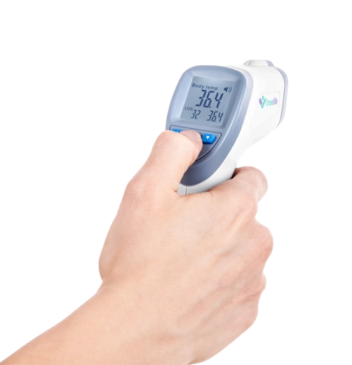 Måling uden berøring på 1 sekund