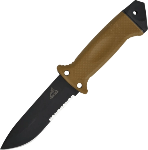 Gerber LMF II Infantry fast kniv coyote brown 12,5 cm