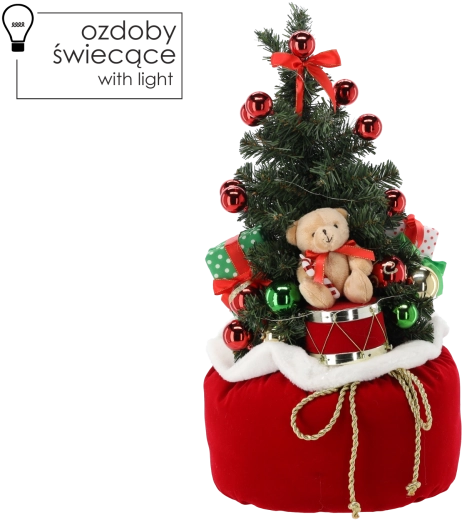 Stabil tekstilbase i gavepose-look