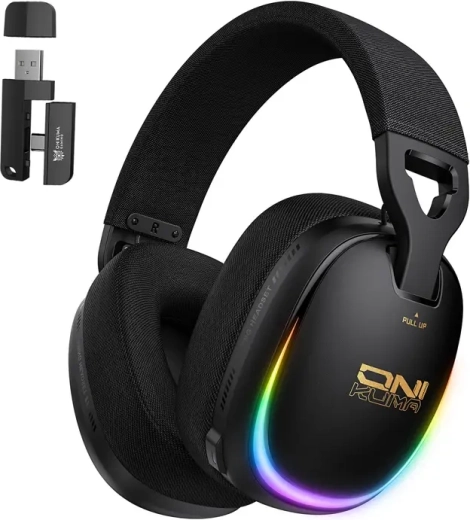 Trådløse gaming-hovedtelefoner ONIKUMA GT805 sort