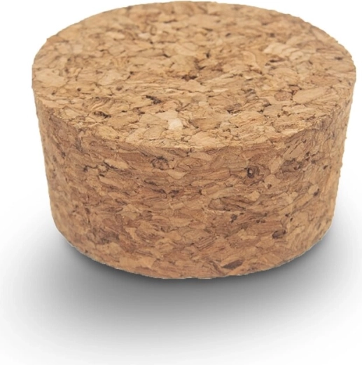 Konisk korkprop af naturkork 4,8/4,4 × 2,4 cm (2 stk.)