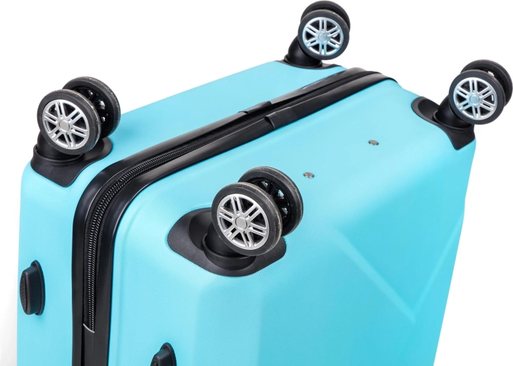 Let håndtering takket være 4 hjul med 360°