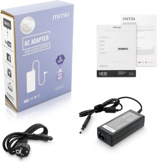 Oplader/strømforsyning 19,5 V 3,33 A (4,8x1,7) - HP 65 W