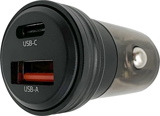 Solight hurtigoplader til bil 30 W USB-C + USB-A - 1 stk.