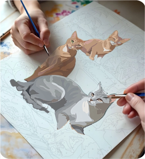 Let og præcis farvelægning