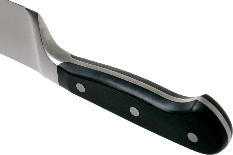 Fuld klinge gennem håndtaget (full tang)