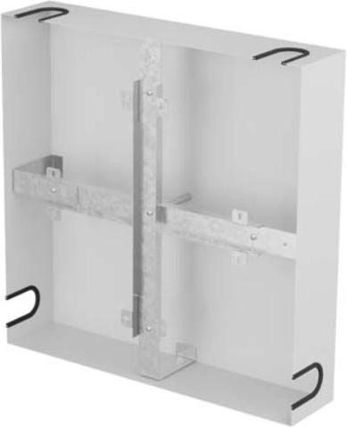 Lanberg stativ til kabelreserve 500 × 500 mm grå - 1 stk.