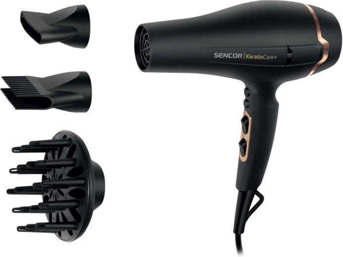Sencor KeratinCare+ hårtørrer SHD 8275BK