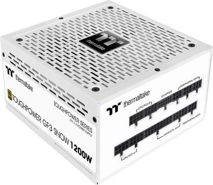 Thermaltake Toughpower GF3 Snow 1200W – modulær strømforsyning 80 Plus Gold, ATX 3.0/PCIe 5.0