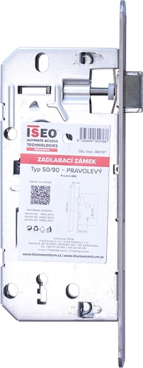 Indstikslås med nøgle ISEO 90/50