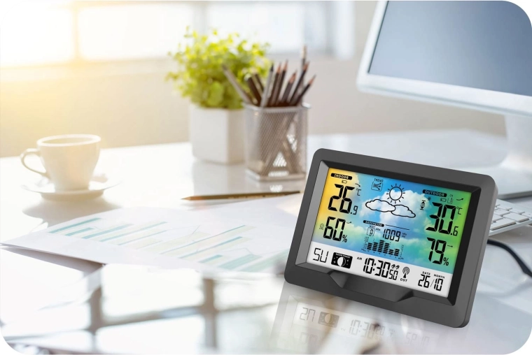 Klart farvedisplay og nem aflæsning