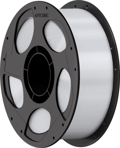 Anycubic Pro PC filament gennemsigtig hvid 1 kg