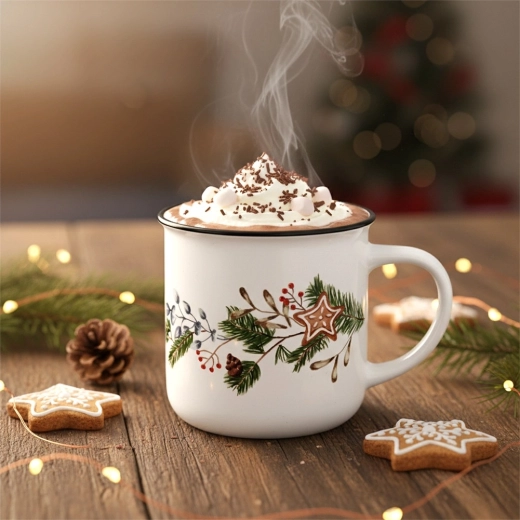 Behageligt håndtag og sort kant for stil og komfort