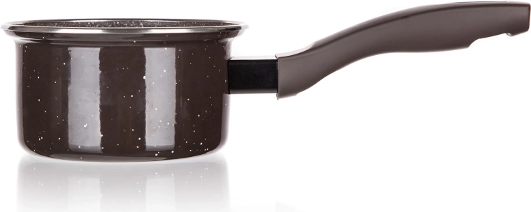 Slidstærk emaljeret yderside