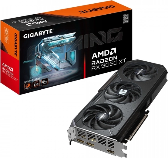 Gigabyte Radeon RX 9060 XT Gaming OC 8GB grafikkort