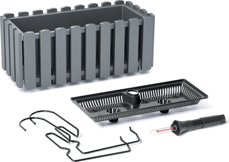 Integreret selvvandingssystem med indikator