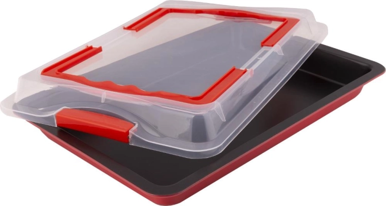 Lamart Dolce bageform med plastbakke 42,3 × 29,2 × 4 cm