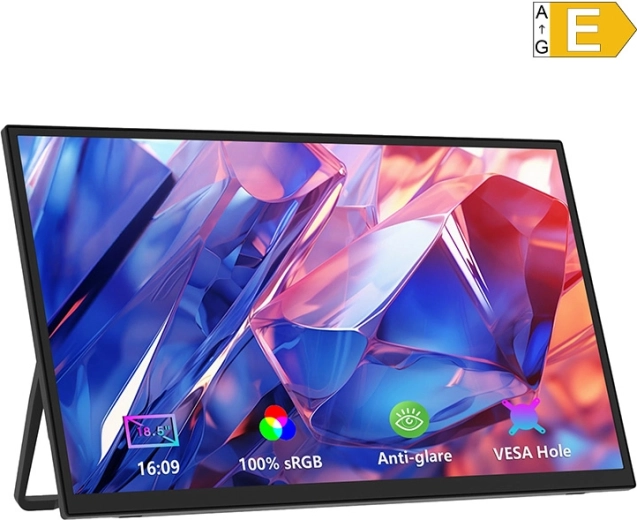Zeuslap Z18S bærbar gamingmonitor 18,5" Full HD 100 Hz