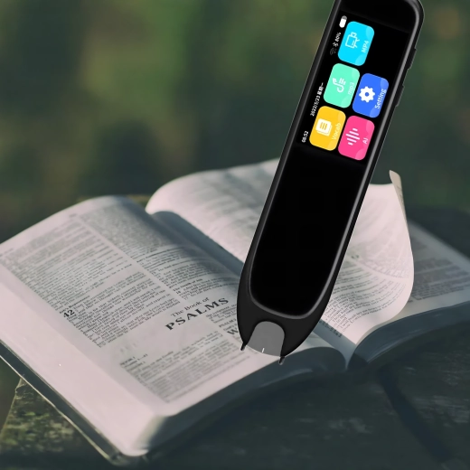 Øjeblikkelig scanning og oversættelse af trykt tekst