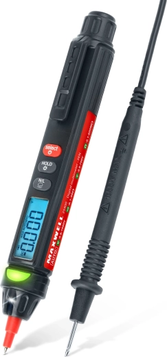 Digitalt lommemultimeter True RMS med berøringsfri spændingsdetektion