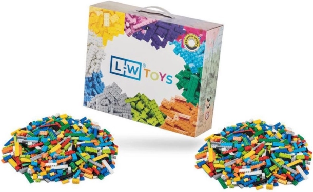 Byggesæt L-W Toys grundsæt 2000 stk (mix af lette og tunge klodser)