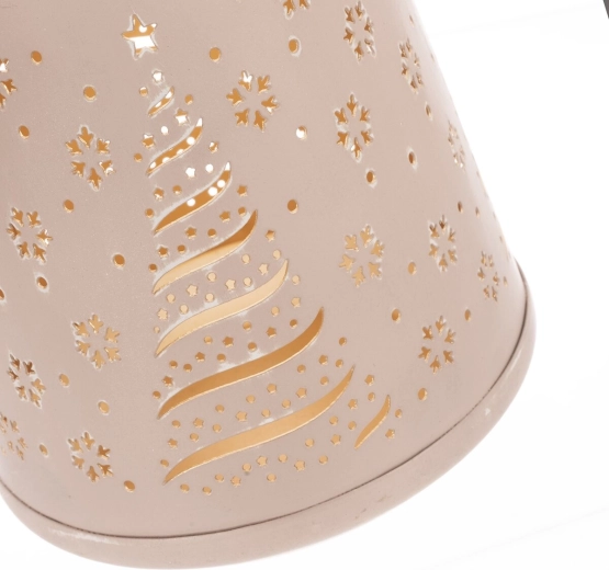 Elegant hvid med gyldent indre