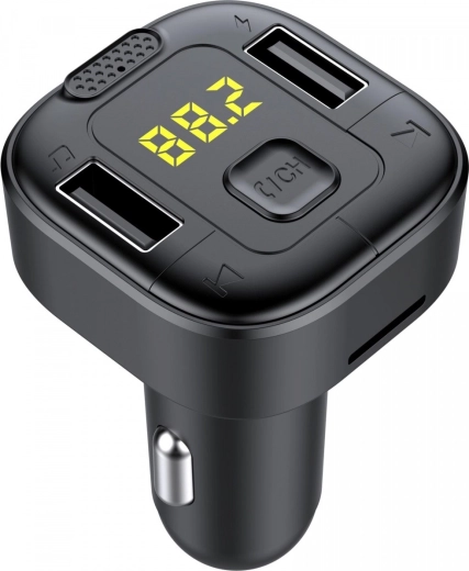 SWM 2000 FM-transmitter til bil med Bluetooth, USB og micro SD