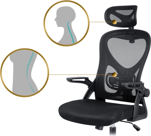 Ergonomisk støtte til nakke og lænd