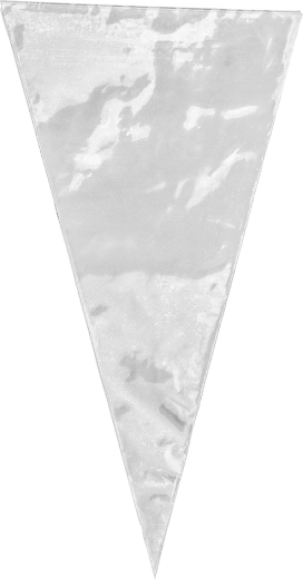 Sæt med engangs sprøjteposer 35 × 18 cm hvid (10 stk.)