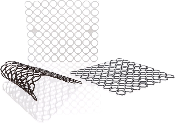 Vaskemåtte ACASSA 29,5 × 26,5 cm PVC, mix farver