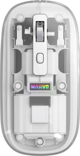 Trådløs kontormus Marvo Prism B10 hvid