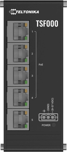 Teltonika TSF000 lavprofil PoE+ ethernet-switch