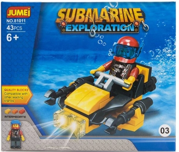 Jumei byggesæt undervandsekspedition 43 dele (Submarine Exploration)