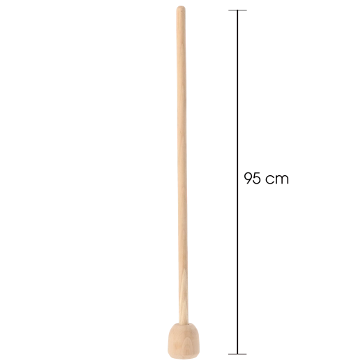 Kådstamper til surkål 6 cm, længde 95 cm