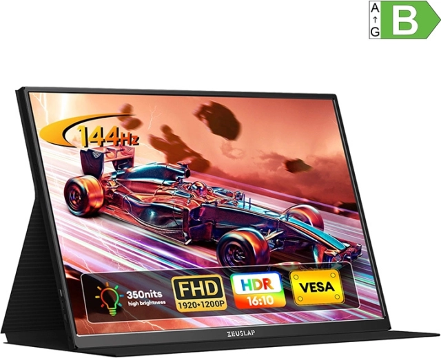 Bærbar monitor ZEUSLAP P16 Ultra 16" WUXGA 144 Hz