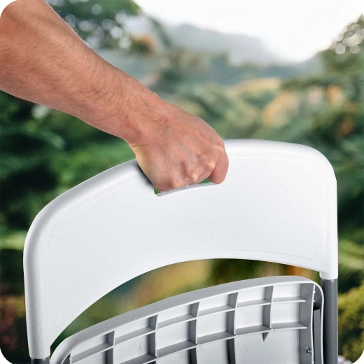 Nem transport takket være det integrerede bærehåndtag