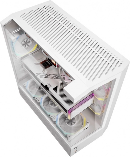 Tre sider i hærdet glas og ARGB‑effekt