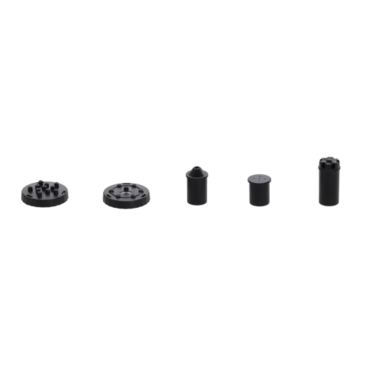 Udskiftelige dyser til forskellige effekter