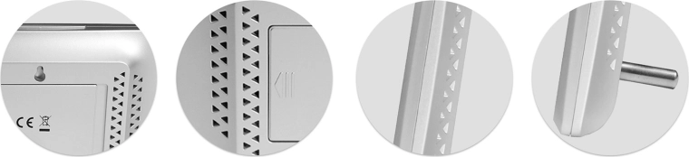 Elegant design og praktisk stander