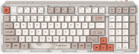 Mekanisk tastatur MIIIW Z980 Promax Trådløs 2.4G Kaffe