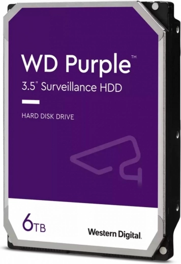 Harddisk WD Purple 6TB 3,5 256 MB 5400 o/min WD64PURZ